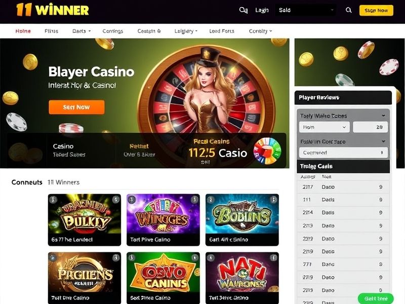 Discover 11winner.com Casino, your ultimate destination for real-money online gambling. Explore top slot games, live tables, and exclusive bonuses with expert reviews and safe transactions.